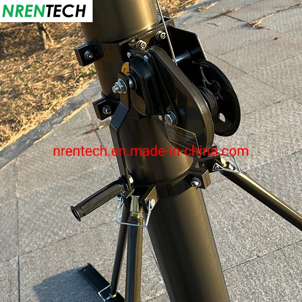 9m Antenna Telescopic Mast-Manual Operation Telescopic Mast-Nr-M2300-9000